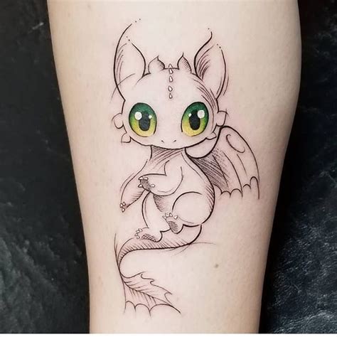 dragon cute tattoo